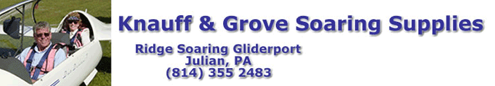 Knauff and Grove Soaring Supplies - Julian Pennsylvania